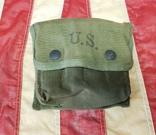 Wwii Us Army Marines Issue 1945 Jungle Medical Pouch With Contents