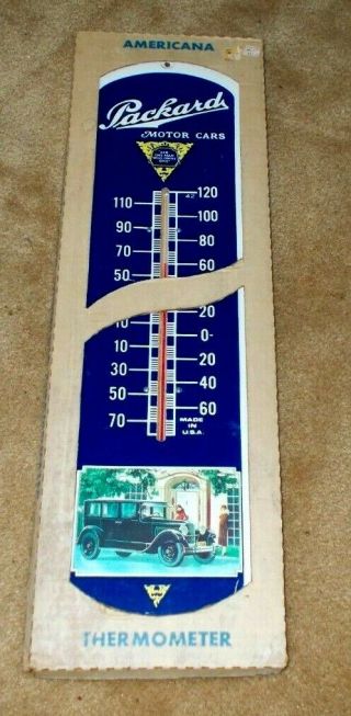 Vintage Packard Motor Cars Wall Thermometer