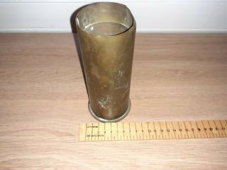 Trench Art 1962 Rare Naval Brass Shell (postage)