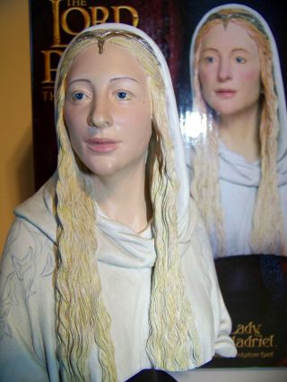 Lotr Lord Of The Ring Sideshow Weta The Lady Galadriel Bust Statue Figure L/e