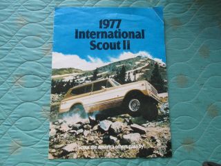 04227i 1977 International Harvester Scout Ii Sales Brochure