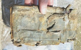Ww2 Us Gas Cover Packet Recovered From Utah Beach Exit 2 D - Day