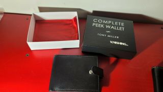 Complete Peek Wallet By Tony Miller Vanishing Inc Authentic Magic Trick
