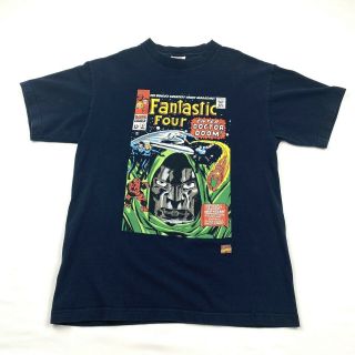 Marvel Vintage 2006 Men ' s T Shirt Doctor Doom Fantastic Four Comic Black Sz M 2