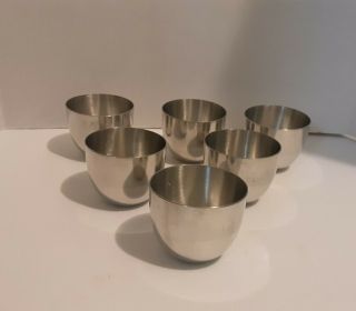 Set Of 6 Stieff Pewter Jefferson Cup - 2 Are Marked 233 4 Are P50 - Atc