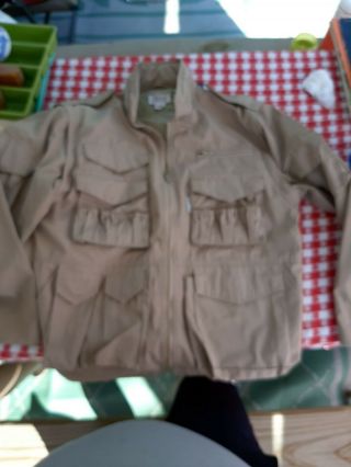 Vintage Orvis Mens Tackle Vest Jacket Removable Sleeves Fishing Lightweight Sz L