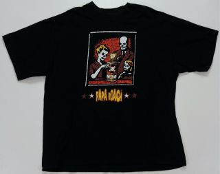 Rare Vintage M&o Knits Papa Roach M - 80 2002 Tour T Shirt 90s 2000s Rock Band Xl