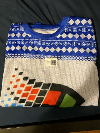 Microsoft Christmas Themed Sweater