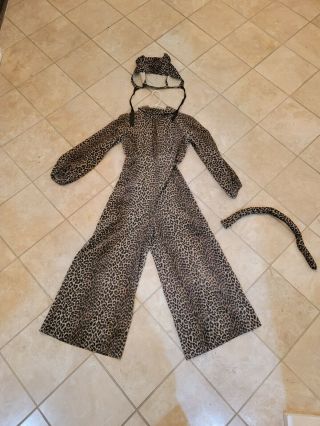 Vintage Handmade Adult Cat Leopard Costume