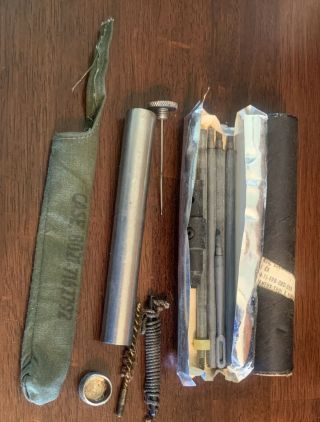 Ww2 M1 Garand/ 1903 M10 Oiler - Cleaning Rod - Case