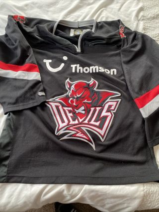 Cardiff Devils Ice Hockey Jersey Shirt Top Vintage Rare