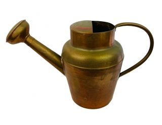 Copper Watering Can Jug Handle Spout 11 " H X 13 " Handle To Spout