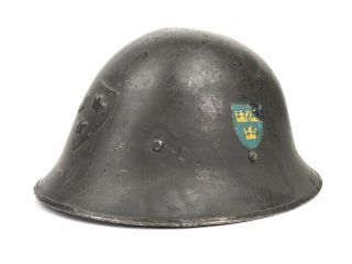 World War 2 M21 Swedish Army Helmet Leather Liner Wwii Solider Collectible