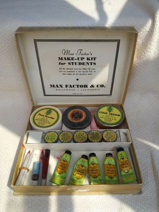 Vintage Max Factor Make - Up Kit