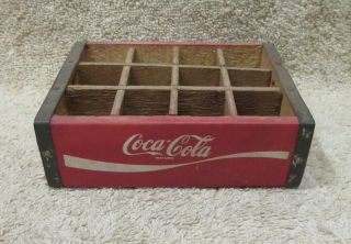 Vintage 50s Coca Cola Coke Miniature Mini Wooden Wood Crate - Unique -