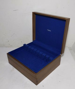 Vintage STYLE HOUSE Silverware Flatware Storage Chest Wood Case/Box Drawer 3