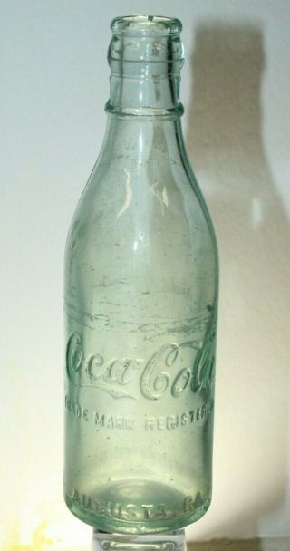 Augusta Ga Straight Side Coca Cola Bottle Ring Neck