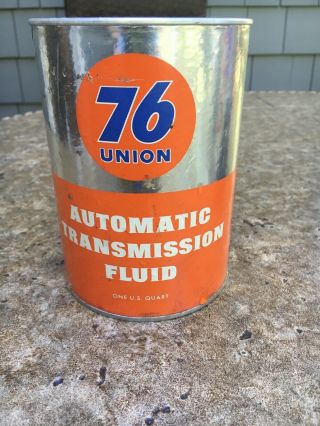 Vintage 76 Union Automatic Transmission Fluid Can Full 1 Quart