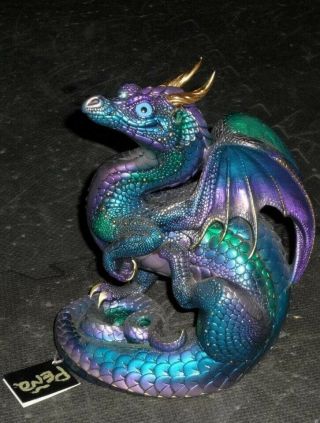 Windstone Editions Peacock Scratching Dragon
