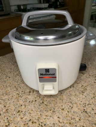 National Vintage Rice O Mat Rice Cooker Model Sr - W06n 3 Cup And