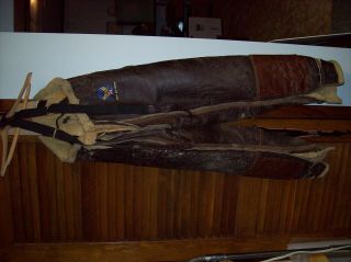 Wwii Usaaf Type A - 3 Leather Flight Trousers Size 42r