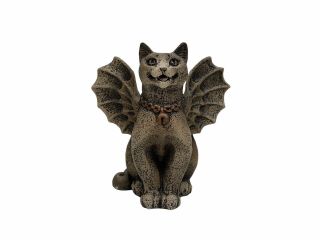Windstone Editions Little Happy Cat Gargoyle Melody Pena 4.  25” Statue Figure 98