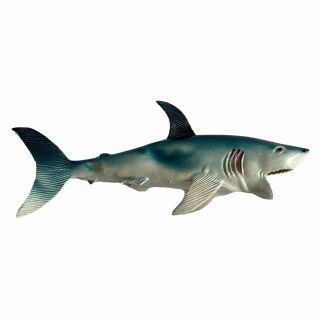 Great White Shark Jaws Imperial Toys Figure Vintage 1983 15 " Long Rare Vtg
