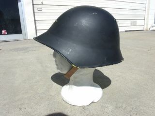 Vintage Swiss Army Model M18 18/42 Steel Helmet With Liner (a2668)