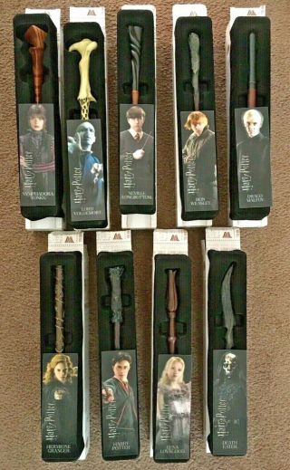 Harry Potter Mystery Wands Series 1 - Complete Set Of 9