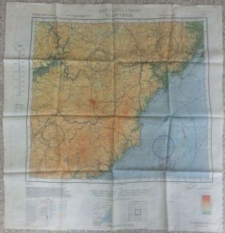 Us Aaf Wwii Silk Escape And Evasion Map Keijo And Vladivostok