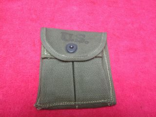 Us Wwii M1 - Carbine Stock Pouch Dated 1943