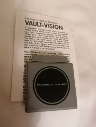 Tenyo Vault Vision T - 134 Rare Collectable Vintage Magic