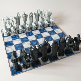 Rare 2002 Harry Potter Wizard Chess Set - 100 Complete Mattel