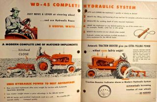 Allis Chalmers WD 45 Tractor Sales Brochure 1953 3