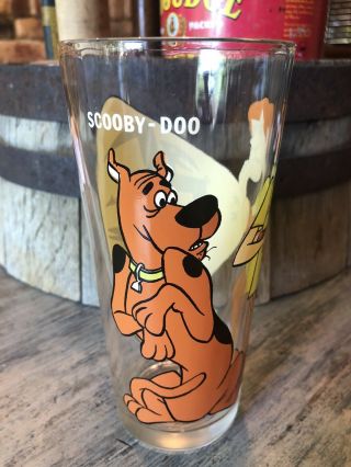 Vintage Scooby - Doo 1977 Pepsi Collector Series Glass (hanna - Barera) Rare