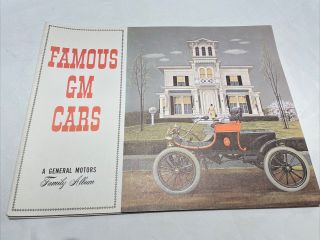 1962 General Motors,  Famous Gm Cars Booklet Brochure W/pictures,  Oakland,  Chevy