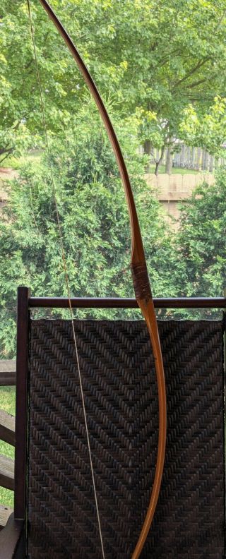 Ben Pearson Vintage Wood Longbow (1958 - 1964?) And Guards