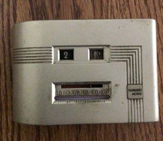 Thermostat Vintage Fairbanks Morse Minneapolis Honeywell Warren Telechron
