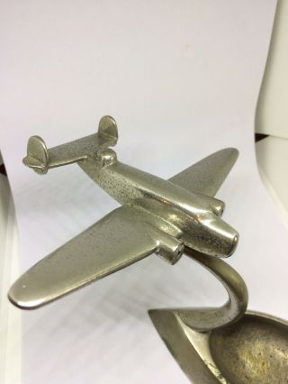 WWII Trench Art Airplane Hudson Bomber Militaria,  Aircraft Collectible.  RAF,  RAAF 2