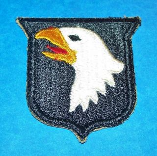 Cut - Edge Ww2 101st Airborne Division Type 4 Patch (no Tab)