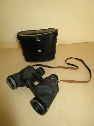 Vintage 1942 Ww2 Wwii Us Army Westinghouse H.  M.  R.  Binoculars M3 6x30 With Case