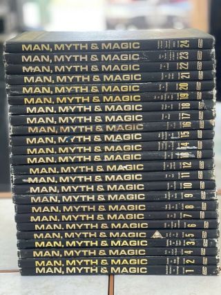 Man,  Myth And Magic 24 Book Set Complete Have Some Shelf Damage