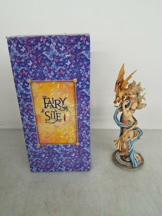 Fairy Site Halo Nt150 Limited Edition Fairy Statue Iob
