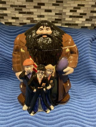Harry Potter " Hagrid & Friends Cookie Jar " By Enesco