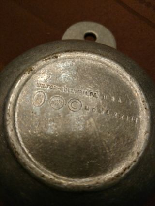 (2) Pair Wilton Bowl 8 oz Measuring Cup Vintage 1973 Bowl Nut Dish Pewter 2