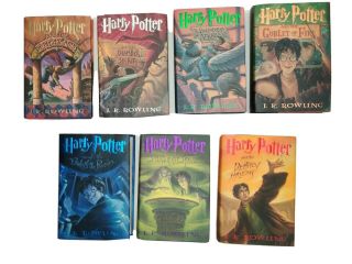 Harry Potter Hardcover Book Set 1 - 7 Jk Rowling 1st American Edition