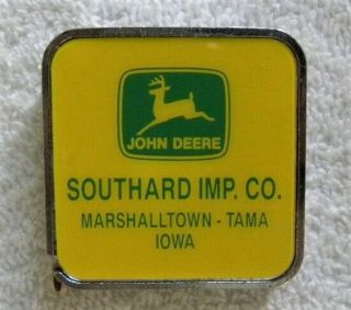 Vintage Southard John Deere,  Marshalltown - Tama Iowa Ia Jd Tractor Tape Measure