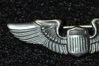 WWII US AAF Army Air Force Pilot Aviator Badge 
