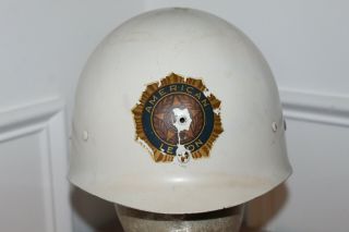 U.  S.  Ww2/korean War Veterans American Legion M1 Helmet Liner W/decal