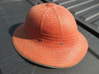 Allis Chalmers Straw Pith Hat,  Old 2